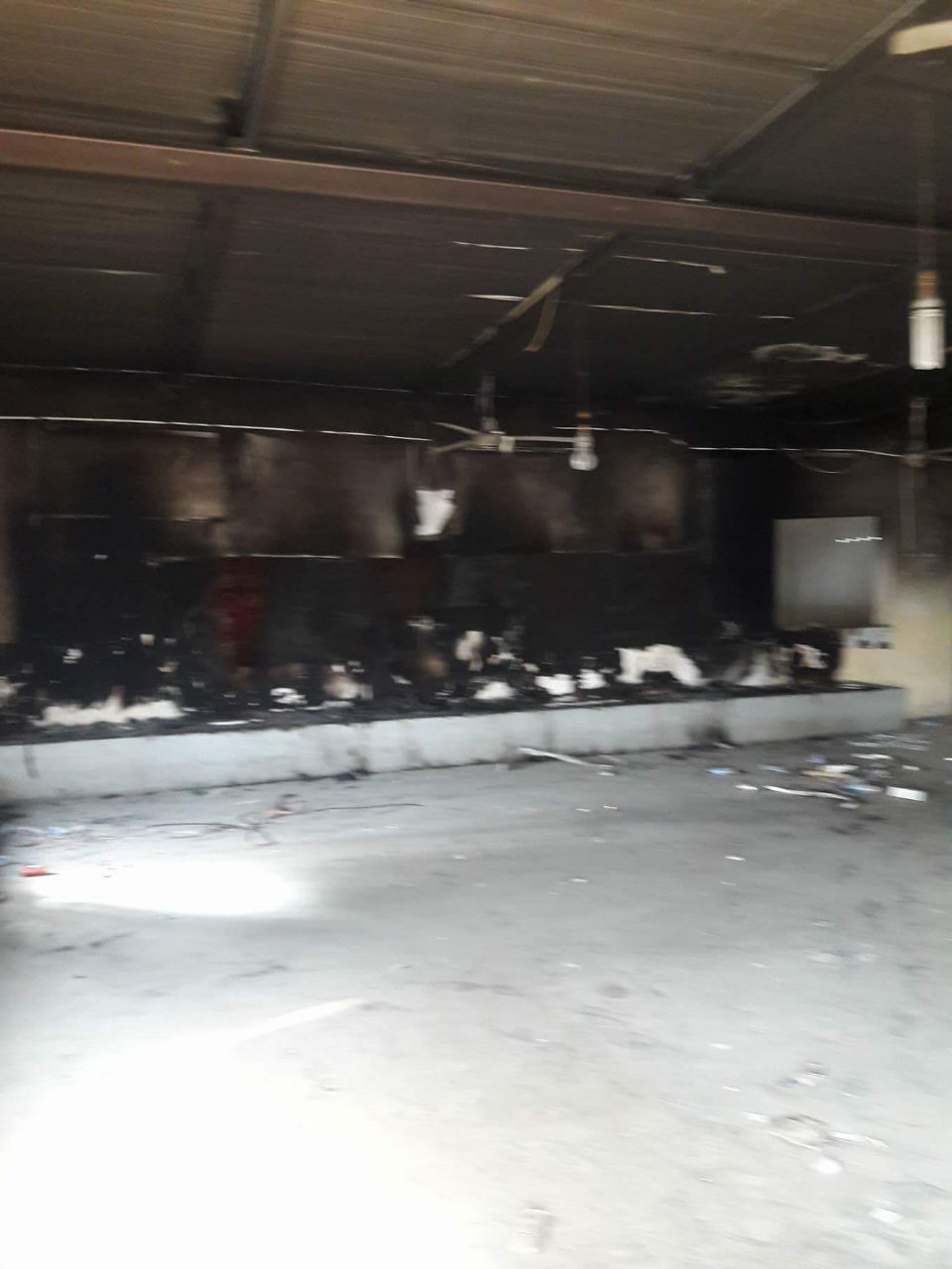 Burned properties in Tuz Khurmatu.